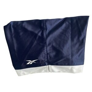Vintage Reebok Shorts Men's XL‎ Silky Shiny Athletic  Running Navy Workout Y2K